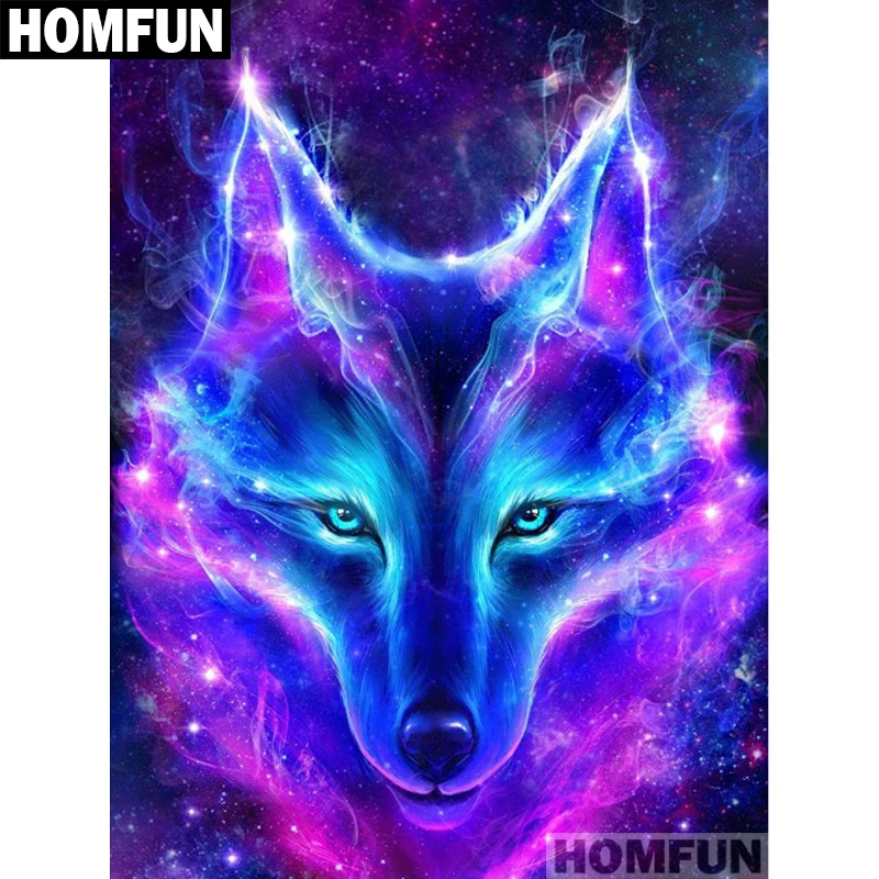 HOMFUN Full Square/Round Drill 5D DIY Diamond Painting "Star wolf" 3D Embroidery Cross Stitch 5D Home Decor Gift A01084
HOMFUN Full Square/Round Drill 5D DIY Diamond Painting "Star wolf" 3D Embroidery Cross Stitch 5D Home Decor Gift A01084