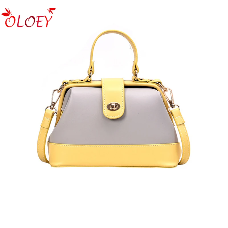 2019 new fashion Women Handbag PU Leather Shoulder Bag Female Panelled Doctor Crossbody Bag Casual Famous Brand Small Women Bags
2019 new fashion Women Handbag PU Leather Shoulder Bag Female Panelled Doctor Crossbody Bag Casual Famous Brand Small Women Bags
