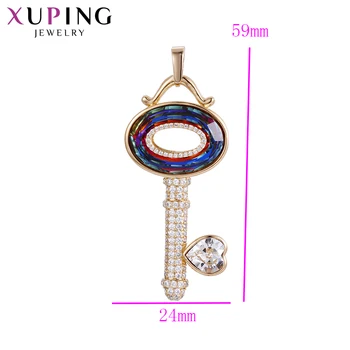 Xuping Pendant Necklaces Key Shaped Crystals from Swarovski European Style for Women Jewelry Christmas Gift S141.2-33545 
Xuping Pendant Necklaces Key Shaped Crystals from Swarovski European Style for Women Jewelry Christmas Gift S141.2-33545