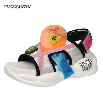 VIISENANTIN summer ins hot sports leisure sandal shoe lady color match sequins casual thick-soled sponge cake tide shoes
VIISENANTIN summer ins hot sports leisure sandal shoe lady color match sequins casual thick-soled sponge cake tide shoes
