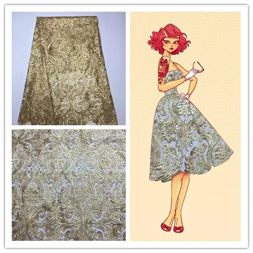 African lace fabric 5yds/pce polyester/cotton gold french mesh lace high quality nigerian fabrics for women party dress RF4114
African lace fabric 5yds/pce polyester/cotton gold french mesh lace high quality nigerian fabrics for women party dress RF4114