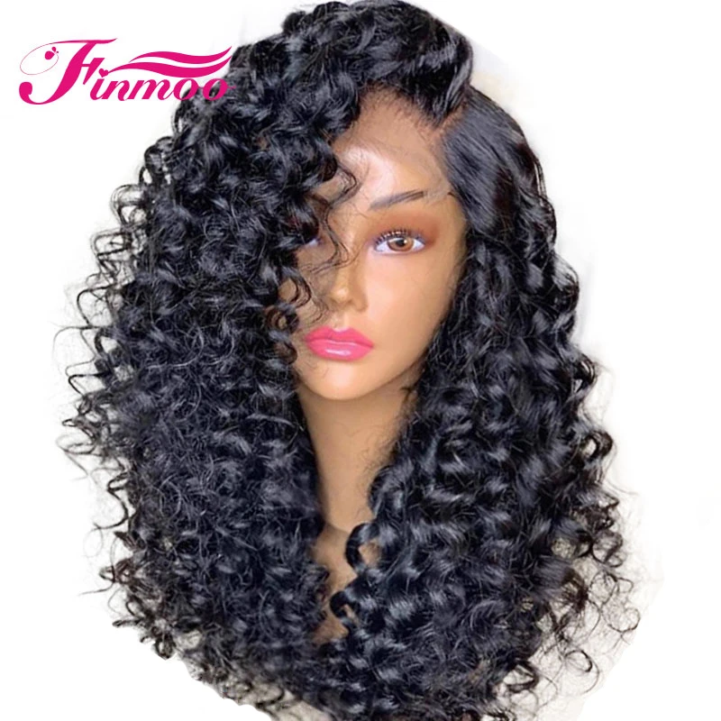 Finmoo Curly Lace Front Wig Peruvian Remy Hair Wigs 130% Density Natural Color With Baby Hair 8-22 Inches Pre Plucked For Women
Finmoo Curly Lace Front Wig Peruvian Remy Hair Wigs 130% Density Natural Color With Baby Hair 8-22 Inches Pre Plucked For Women