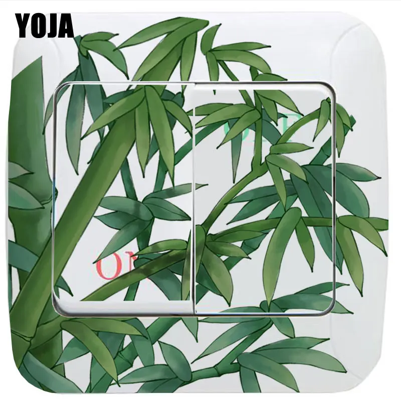 Наклейка YOJA Bamboo шаблонный переключатель ПВХ в китайском стиле декоративная