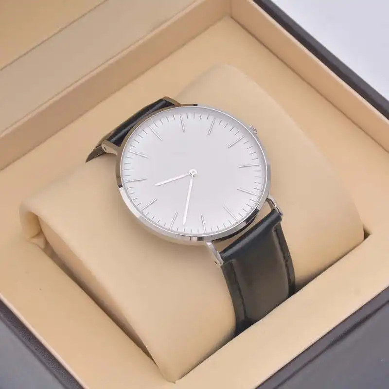 Fashion quartz watch simple silver frame white dial double needle 6mm ultra-thin waterproof watch couple watch
Fashion quartz watch simple silver frame white dial double needle 6mm ultra-thin waterproof watch couple watch