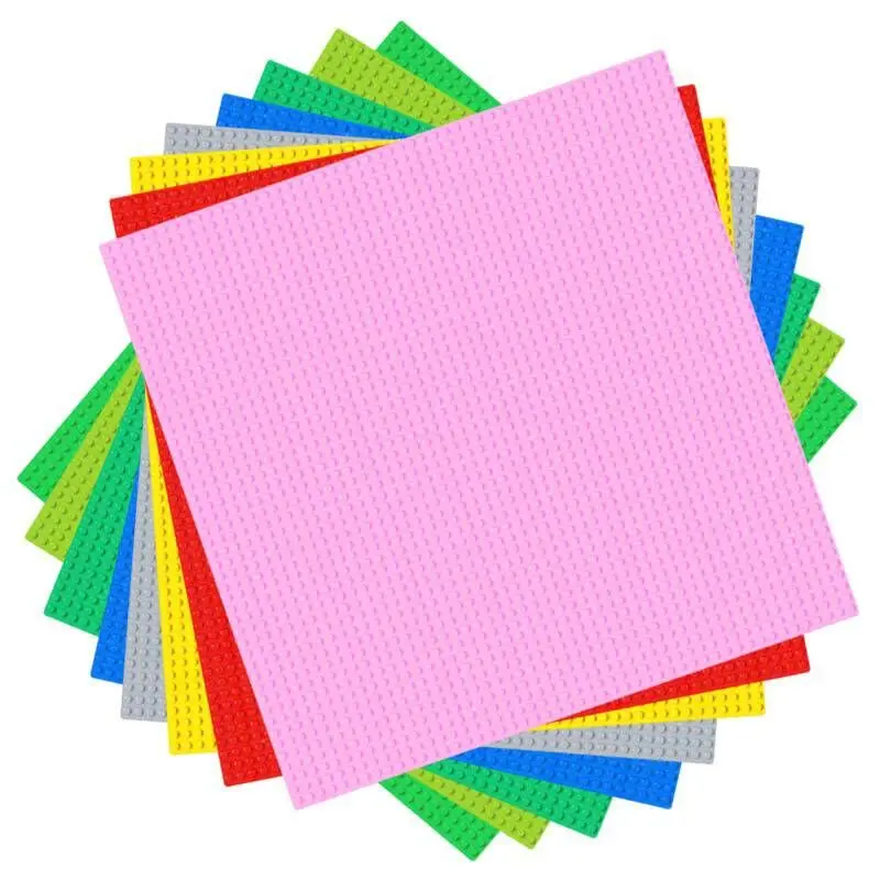 Size 40*40cm with 50*50 Base Plate For Small Bricks Baseplate Board DIY Building Blocks Compatible with All For Children
Size 40*40cm with 50*50 Base Plate For Small Bricks Baseplate Board DIY Building Blocks Compatible with All For Children