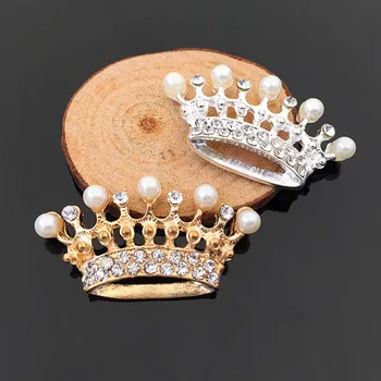 New 30Pcs Rhinestone Pearl Crown Buttons for Embellishment button or DIY hair accessories
New 30Pcs Rhinestone Pearl Crown Buttons for Embellishment button or DIY hair accessories