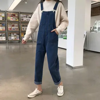 Spring Loose Rompers Women Jumpsuits High Waist Denim Rompers Overalls for Women Casual Straps Playsuits Cotton Jeans Jumpsuits
Spring Loose Rompers Women Jumpsuits High Waist Denim Rompers Overalls for Women Casual Straps Playsuits Cotton Jeans Jumpsuits