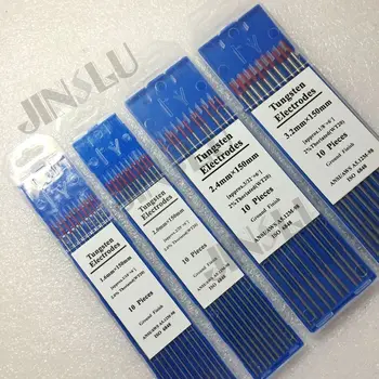 2% red tip WT20 Thorium Tungsten electrode 150mm (1.6/2.0//2.4/3.2mm each 10PCS) for TIG welding FREE SHIPPING
2% red tip WT20 Thorium Tungsten electrode 150mm (1.6/2.0//2.4/3.2mm each 10PCS) for TIG welding FREE SHIPPING