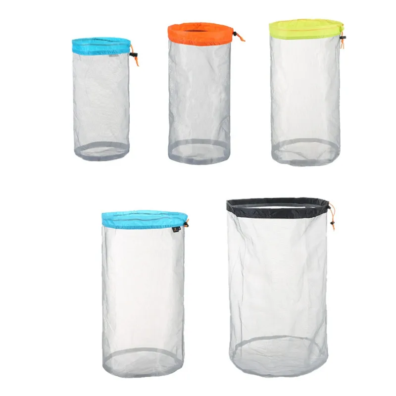 2018 Camping Sports Mesh Drawstring Storage Bag Ultralight Drawstring Laundry Bag Hiking Climbing Stuff Sack S-XXL
2018 Camping Sports Mesh Drawstring Storage Bag Ultralight Drawstring Laundry Bag Hiking Climbing Stuff Sack S-XXL