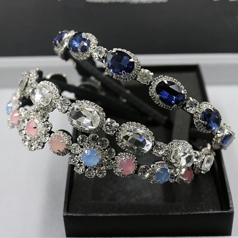 New Europe luxury brand design gold colorful flower crystal headband for women headwear bridal hair accessories runway jewelry
New Europe luxury brand design gold colorful flower crystal headband for women headwear bridal hair accessories runway jewelry