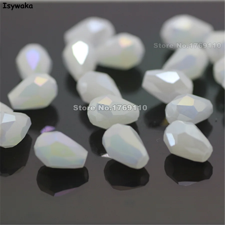 Isywaka 70pcs Non-hyaline White AB Color 5*7mm Faceted Teardrop Beads Austria Crystal Beads charm Glass Beads Loose Spacer Bead
Isywaka 70pcs Non-hyaline White AB Color 5*7mm Faceted Teardrop Beads Austria Crystal Beads charm Glass Beads Loose Spacer Bead