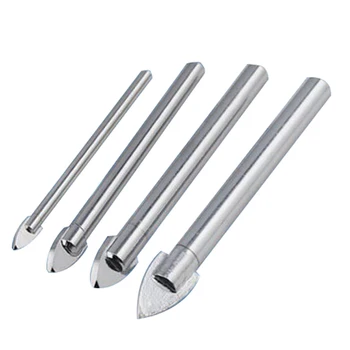 THGS 4pcs Porcelain Tile Mirror Glass Ceramic Drill Bits Set 5/6/8/10mm Spear Head
THGS 4pcs Porcelain Tile Mirror Glass Ceramic Drill Bits Set 5/6/8/10mm Spear Head