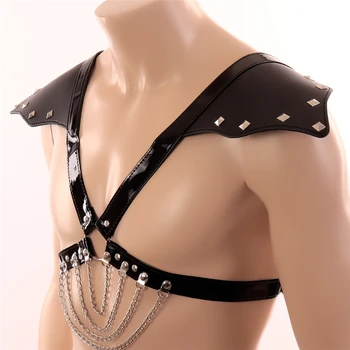 LEATHER BELT Bondage Body Harness of Crop Tops Leather Adjust Belt harajuku Goth Fetish Full Club Party Dance festival Lingerie
LEATHER BELT Bondage Body Harness of Crop Tops Leather Adjust Belt harajuku Goth Fetish Full Club Party Dance festival Lingerie