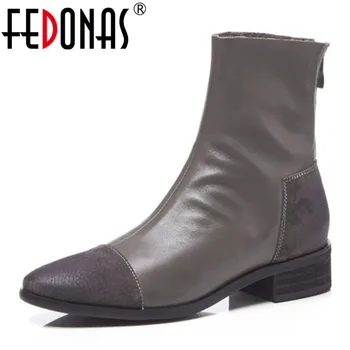 FEDONAS Fashion Women High Heeled Pumps Back Zipper Autumn Winter Warm Short Ankle Boots Female Casual Night Club Shoes Woman
FEDONAS Fashion Women High Heeled Pumps Back Zipper Autumn Winter Warm Short Ankle Boots Female Casual Night Club Shoes Woman