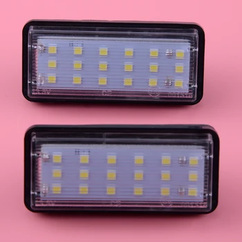 DWCX 2pcs No Free White 18-SMD LED License Plate Light 81271-6033 81270-60330 for Toyota J100 Land Cruiser Prado Lexus GX LX470
DWCX 2pcs No Free White 18-SMD LED License Plate Light 81271-6033 81270-60330 for Toyota J100 Land Cruiser Prado Lexus GX LX470
