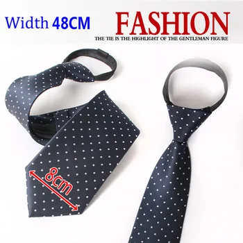 Men's New Fashion Zipper Striped Convenient Neck Tie 8cm Width Work Professional Stduent Interview Necktie for Men with Gift Box
Men's New Fashion Zipper Striped Convenient Neck Tie 8cm Width Work Professional Stduent Interview Necktie for Men with Gift Box