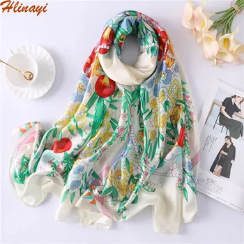 Spring and Summer 2019 New Silk Scarf Elegant Printing Lady's Large Shawl Dual-purpose Photo and Sunscreen Scarf
Spring and Summer 2019 New Silk Scarf Elegant Printing Lady's Large Shawl Dual-purpose Photo and Sunscreen Scarf