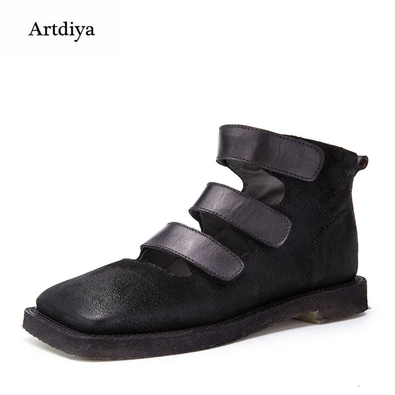 Artdiya Original Design Women's Shoes 2019 New Fashion Hook and Loop Leisure Square Toe Retro Genuine Leather Hollow Shoes
Artdiya Original Design Women's Shoes 2019 New Fashion Hook and Loop Leisure Square Toe Retro Genuine Leather Hollow Shoes