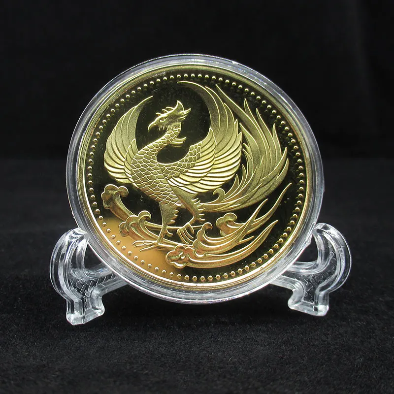 2019 New Japan Golden Phoenix Chrysanthemum Metal Coins Souvenir Art Gold Coin Collection Gift Dia 40MM
2019 New Japan Golden Phoenix Chrysanthemum Metal Coins Souvenir Art Gold Coin Collection Gift Dia 40MM