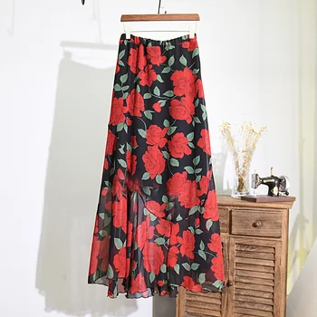 Lolita Free Shipping Han Edition Chiffon High Waist Fishtail Skirts Spring/summer Printed Cultivate Morality Bust Midi Female
Lolita Free Shipping Han Edition Chiffon High Waist Fishtail Skirts Spring/summer Printed Cultivate Morality Bust Midi Female
