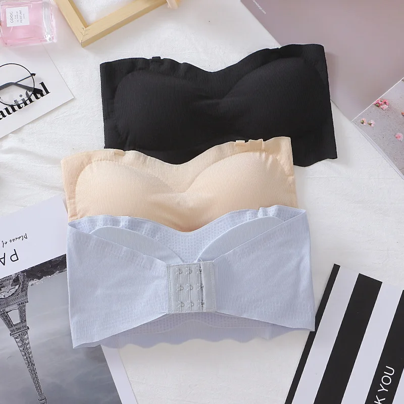 Women Seamless Invisible Bra Sexy Lingerie Women Tube Top Strapless Bra Push Up Cropped Tops Brassiere
Women Seamless Invisible Bra Sexy Lingerie Women Tube Top Strapless Bra Push Up Cropped Tops Brassiere