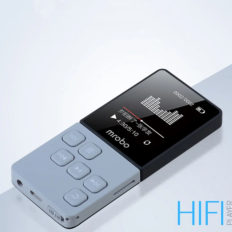 Mrobo HIFI MP4 Player Built-in Speakers High Sound Quality MINI Video player Support 64G TF Card FM E-book
Mrobo HIFI MP4 Player Built-in Speakers High Sound Quality MINI Video player Support 64G TF Card FM E-book