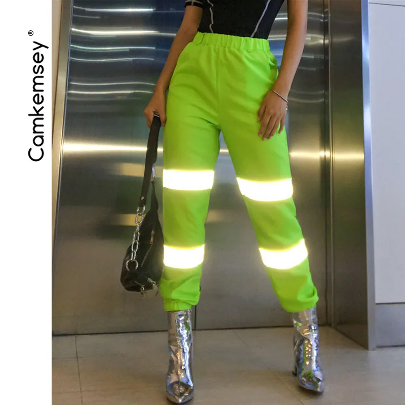 CamKemsey Fashion Reflective Neon Green Street Harem Pants Women 2019 Spring Autumn High Waist Loose Joggers Sweatpants
CamKemsey Fashion Reflective Neon Green Street Harem Pants Women 2019 Spring Autumn High Waist Loose Joggers Sweatpants