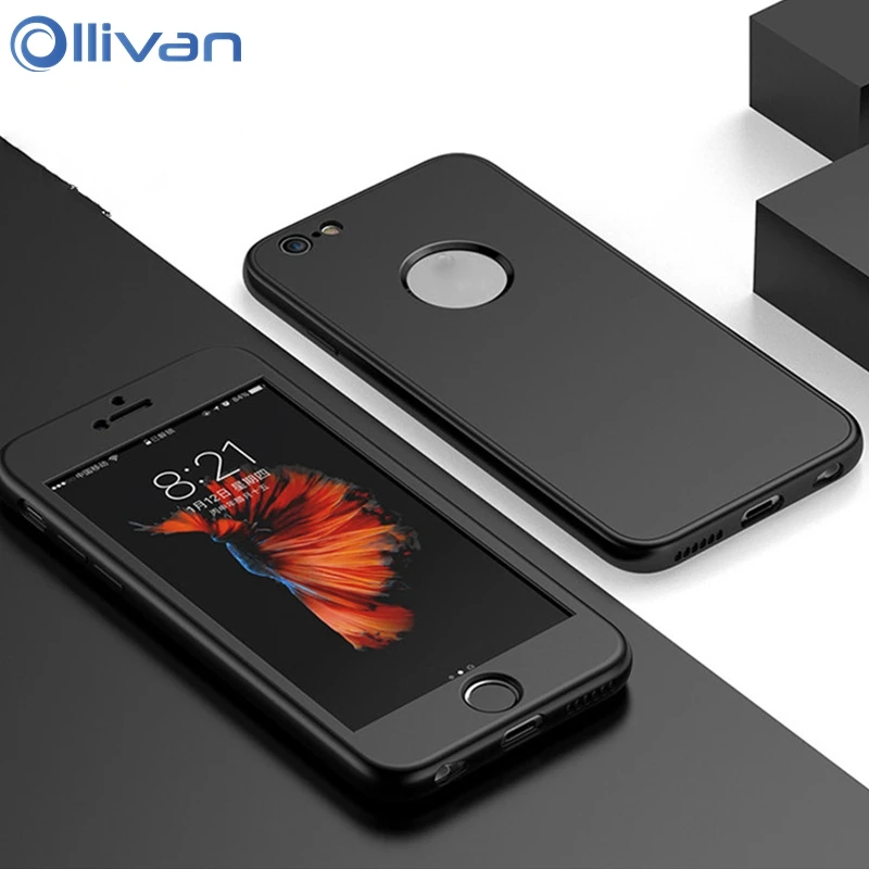 360 Degree Silicone Case For iPhone 6 s 7 8 Plus Cases Soft TPU Slim Full Cover Hybrid Fundas Coque Cover For iPhone 6 Plus Case
360 Degree Silicone Case For iPhone 6 s 7 8 Plus Cases Soft TPU Slim Full Cover Hybrid Fundas Coque Cover For iPhone 6 Plus Case