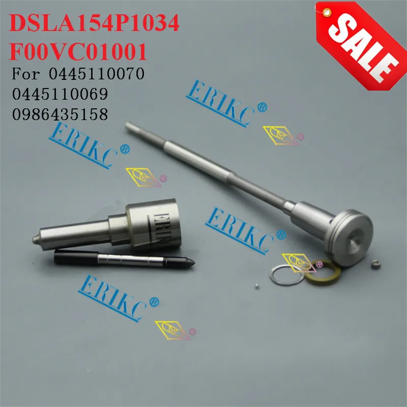 ERIKC 0445110070 Форсунка топливного инжектора DSLA154P1034 клапан F00VC01001 запасные части Ремонтный комплект CR для 0445110069 0986435158
ERIKC 0445110070 Форсунка топливного инжектора DSLA154P1034 клапан F00VC01001 запасные части Ремонтный комплект CR для 0445110069 0986435158