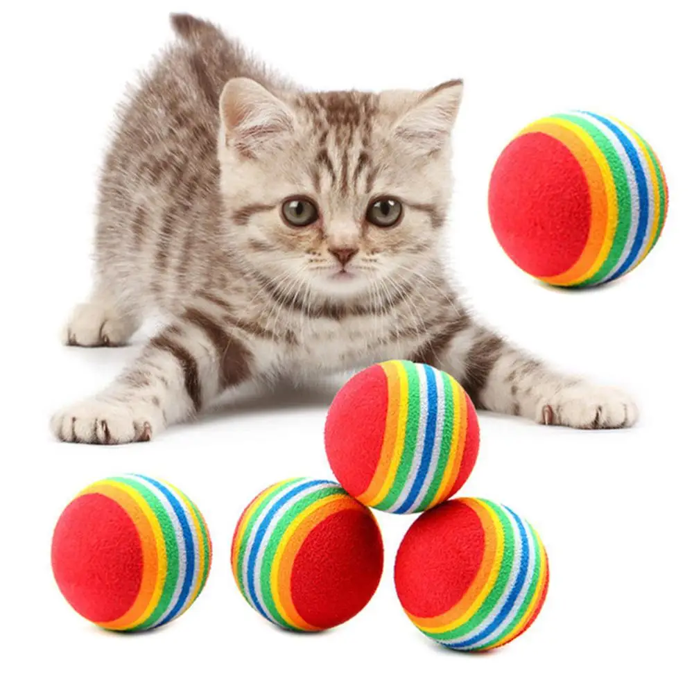 10Pcs Pet Cat Ball Toys Pet Cats Chewing Toy Scratch Foam Training Ball Funny Interactive Cat Ball Toy for Cats Pet Products
10Pcs Pet Cat Ball Toys Pet Cats Chewing Toy Scratch Foam Training Ball Funny Interactive Cat Ball Toy for Cats Pet Products