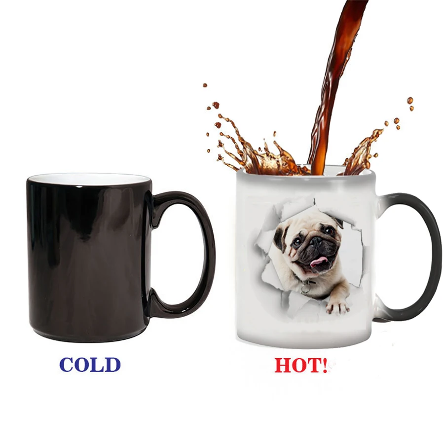 cute Dog Mug 11oz Creative Ceramic Color Changing Coffee Mugs Magic Tea Cup best birthday new year gift
cute Dog Mug 11oz Creative Ceramic Color Changing Coffee Mugs Magic Tea Cup best birthday new year gift