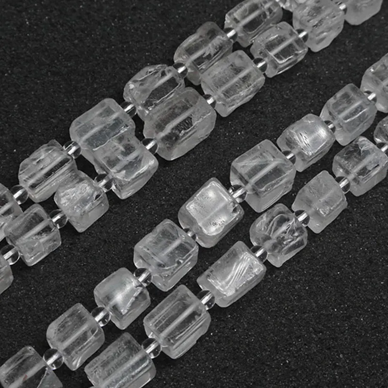 Natural Approximate Cube White Rock Quartz Beads For Jewelry Making Beads 15'' Needlework Clear Crystal DIY Beads Trinket
Natural Approximate Cube White Rock Quartz Beads For Jewelry Making Beads 15'' Needlework Clear Crystal DIY Beads Trinket