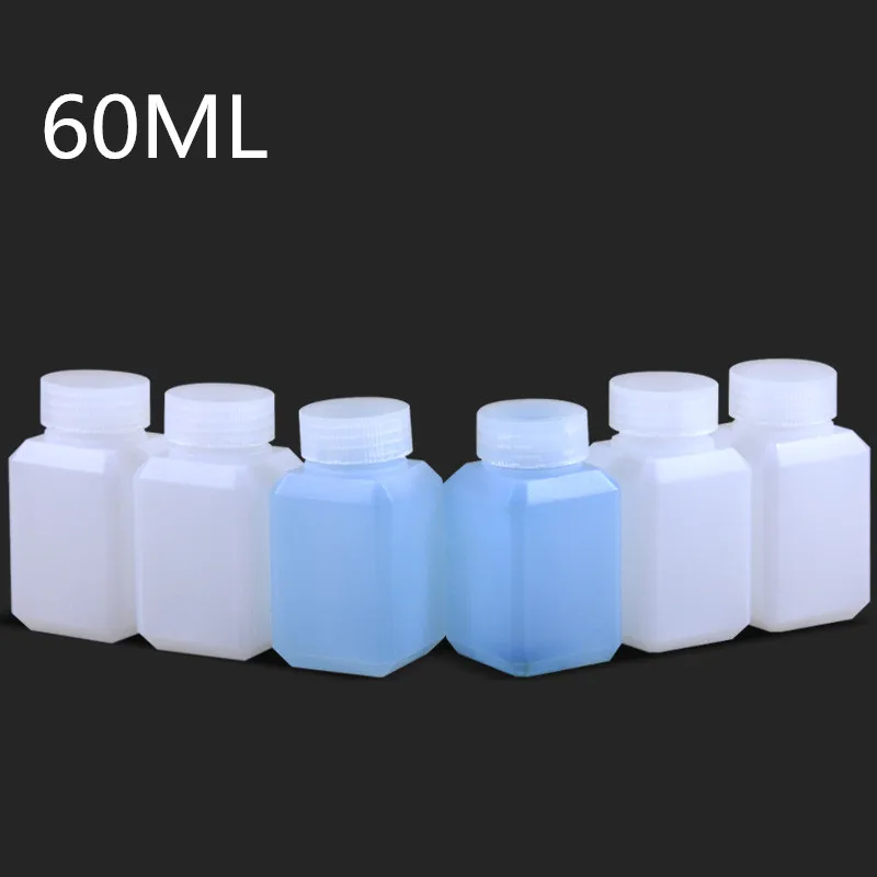 100PCS empty plastic bottles with screw cap 60ML Refillable Reagent Bottles cream lotion cosmetic Liquid packaging container
100PCS empty plastic bottles with screw cap 60ML Refillable Reagent Bottles cream lotion cosmetic Liquid packaging container