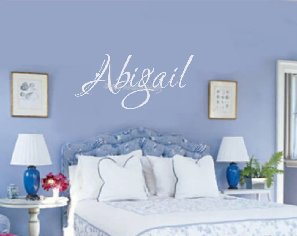Simple design Custom Name Vinyl Decal Words Lettering Letter Teen Girl Room Nursery Decor living room Wall Sticker Mural EA892
Simple design Custom Name Vinyl Decal Words Lettering Letter Teen Girl Room Nursery Decor living room Wall Sticker Mural EA892