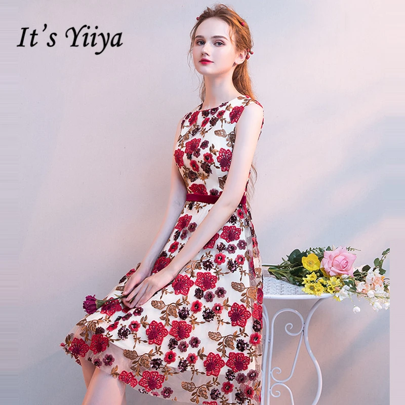 It's YiiYa Cocktail Dress 2018 Sleeveless Embroidery Party Floral Prints Fashion Designer Elegant Short Cocktail Gowns LX1080
It's YiiYa Cocktail Dress 2018 Sleeveless Embroidery Party Floral Prints Fashion Designer Elegant Short Cocktail Gowns LX1080