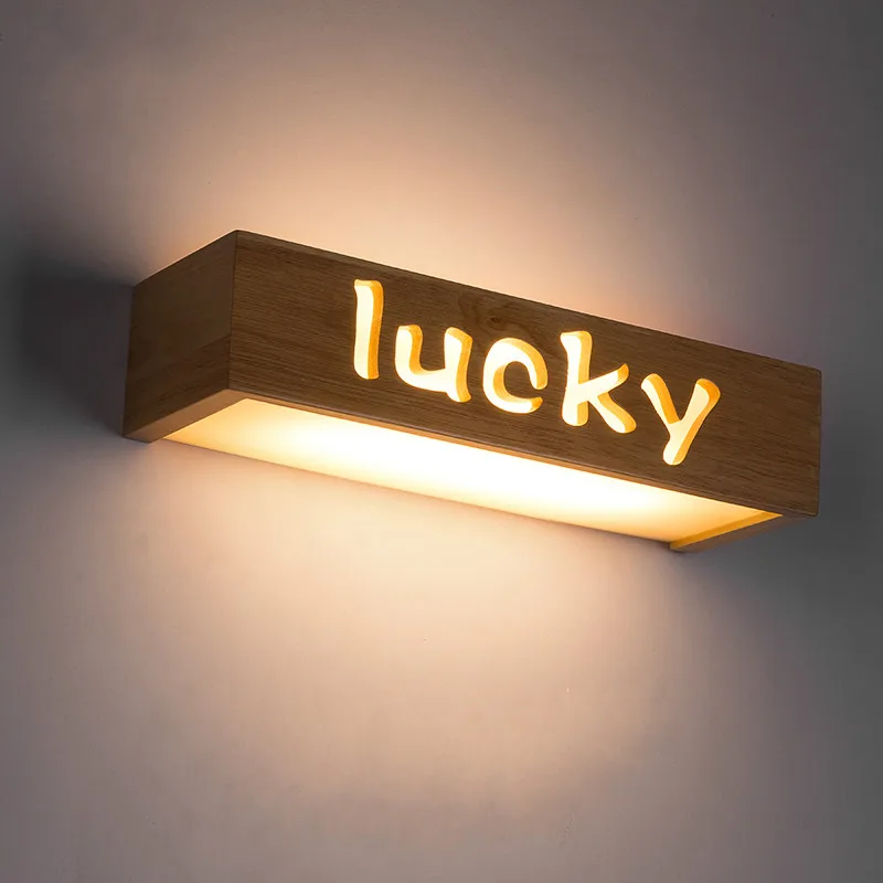 Lucky wall lamp Loft Appliques Luminaires Murales Wall Light Up Down wooden Lights For Led Sconce Indoor Led Vanity Lights
Lucky wall lamp Loft Appliques Luminaires Murales Wall Light Up Down wooden Lights For Led Sconce Indoor Led Vanity Lights