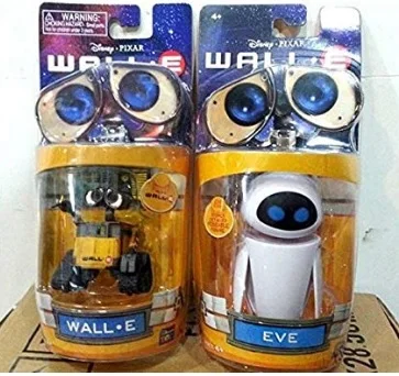 Cartoon Movie Wall E Toy (2pcs/set) Walle Eve Toys Wall-E Robot Dolls by Supertoy For Kids Birthday Christmas Gifts
Cartoon Movie Wall E Toy (2pcs/set) Walle Eve Toys Wall-E Robot Dolls by Supertoy For Kids Birthday Christmas Gifts