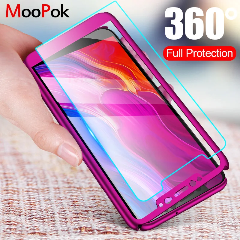 MooPoke Luxury 360 Phone Case For Xiaomi Mi 8 6 5 5s Plus Full Cover For Xiaomi Mi 8 SE 6X 5X PocoPhone F1 Case With Glass Film
MooPoke Luxury 360 Phone Case For Xiaomi Mi 8 6 5 5s Plus Full Cover For Xiaomi Mi 8 SE 6X 5X PocoPhone F1 Case With Glass Film