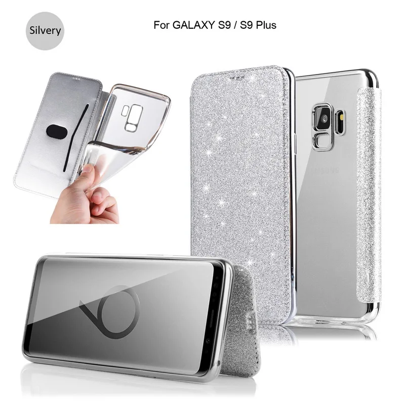 Luxury Plating Glitter Flip Leather Phone Case For Samsung Galaxy S9 S8 Plus Soft TPU Clear Back Cover For Samsung S7 Edge Note8
Luxury Plating Glitter Flip Leather Phone Case For Samsung Galaxy S9 S8 Plus Soft TPU Clear Back Cover For Samsung S7 Edge Note8