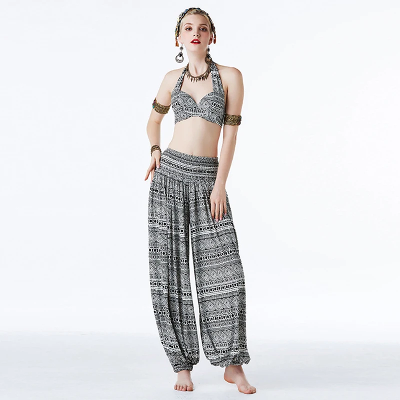 2019 Women Dance Wear Tribal Belly Dance Costume Set Bra & Pants Cotton Print Harem Trousers
2019 Women Dance Wear Tribal Belly Dance Costume Set Bra & Pants Cotton Print Harem Trousers