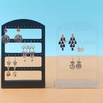 Portable Ear Studs Display Holder Stand Showcase 2pc 48 Holes 24 Pairs Jewelry Plastic Display Stand Rack Organizer Rack Flat
Portable Ear Studs Display Holder Stand Showcase 2pc 48 Holes 24 Pairs Jewelry Plastic Display Stand Rack Organizer Rack Flat
