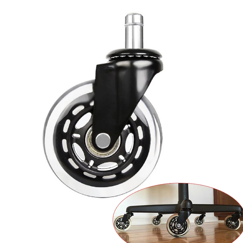 Newest PU Furniture Universal Wheel Transparent Swivel Caster Wheels for Office Chair
Newest PU Furniture Universal Wheel Transparent Swivel Caster Wheels for Office Chair