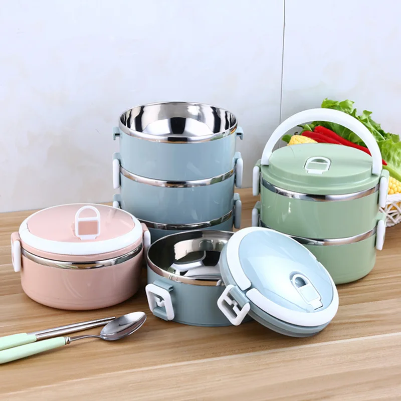 Mrosaa Portable Insulation Lunch Cases Stainless Steel Thermal Bento Case Box Food Container Dinnerware Tableware Students Gift
Mrosaa Portable Insulation Lunch Cases Stainless Steel Thermal Bento Case Box Food Container Dinnerware Tableware Students Gift