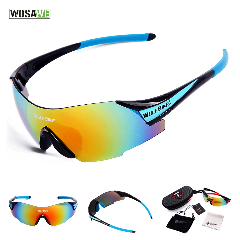 WOSAWE UV400 Cycling Glasses Outdoor Sports Bicycle Glasses Bike Sunglasses Men Women gafas bicicleta MTB Goggles Eyewear 1 LENS
WOSAWE UV400 Cycling Glasses Outdoor Sports Bicycle Glasses Bike Sunglasses Men Women gafas bicicleta MTB Goggles Eyewear 1 LENS