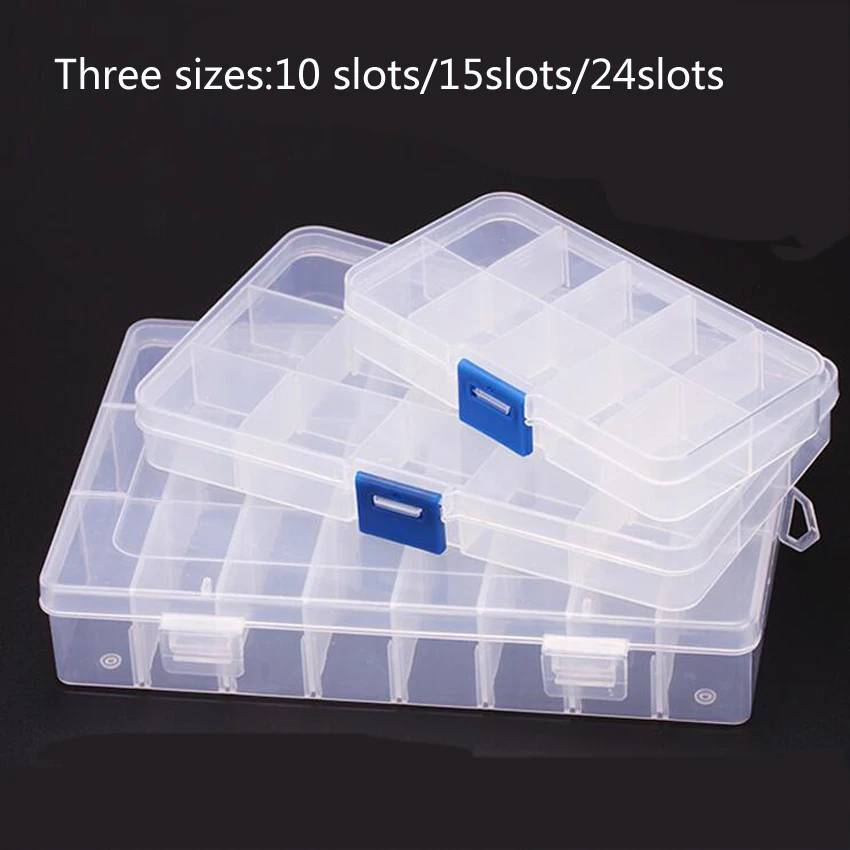 1PC New 10 Slots Cells Portable Jewelry Tool Box Container Ring Electronic Parts Screw Beads Component Storage Box
1PC New 10 Slots Cells Portable Jewelry Tool Box Container Ring Electronic Parts Screw Beads Component Storage Box