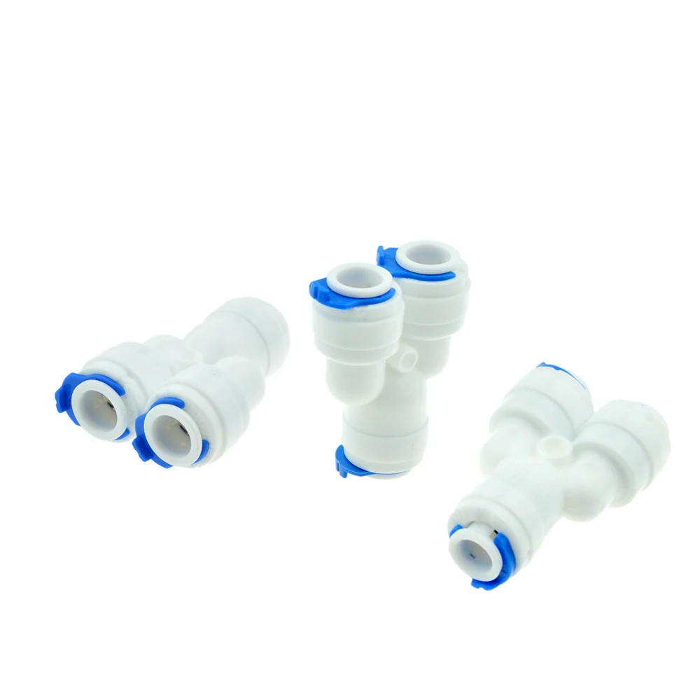 Reverse Osmosis System Y Fitting Quick Coupling Equal 3 Way 1/4" 3/8" OD RO Water Hose Tube Plastic Coupling Connector
Reverse Osmosis System Y Fitting Quick Coupling Equal 3 Way 1/4" 3/8" OD RO Water Hose Tube Plastic Coupling Connector