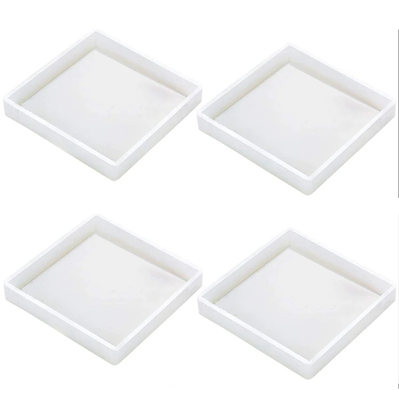 Silicone Coaster Molds Silicone Resin Mold, Clear Epoxy Molds For Casting With Resin, Concrete, Cement And Polymer Clay (4 Pac
Silicone Coaster Molds Silicone Resin Mold, Clear Epoxy Molds For Casting With Resin, Concrete, Cement And Polymer Clay (4 Pac