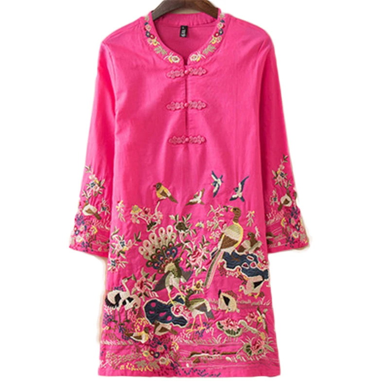 New Spring Summer Ladies Blend Linen Chinese Traditional Top Shirt Woman Cotton And Linen Cheongsam Style Embroidery Blouse M108
New Spring Summer Ladies Blend Linen Chinese Traditional Top Shirt Woman Cotton And Linen Cheongsam Style Embroidery Blouse M108