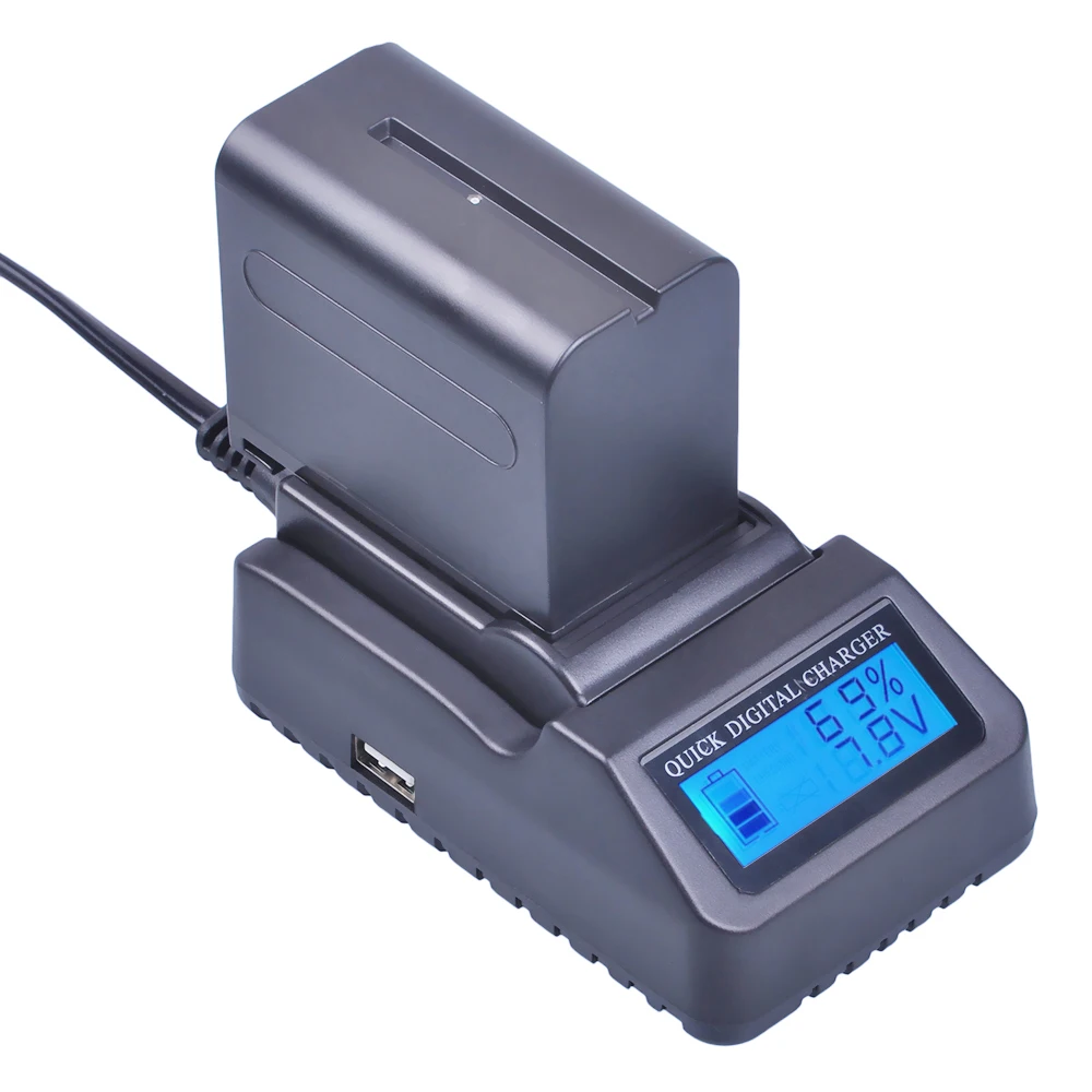Doscing Ultra 3X Fast Charger + 1pc NP-F970 NP-F960 NP F960 F970 Battery for Sony F960 F970 DCR-VX2100 HDR-AX2000 FX1 FX7 FX1000
Doscing Ultra 3X Fast Charger + 1pc NP-F970 NP-F960 NP F960 F970 Battery for Sony F960 F970 DCR-VX2100 HDR-AX2000 FX1 FX7 FX1000