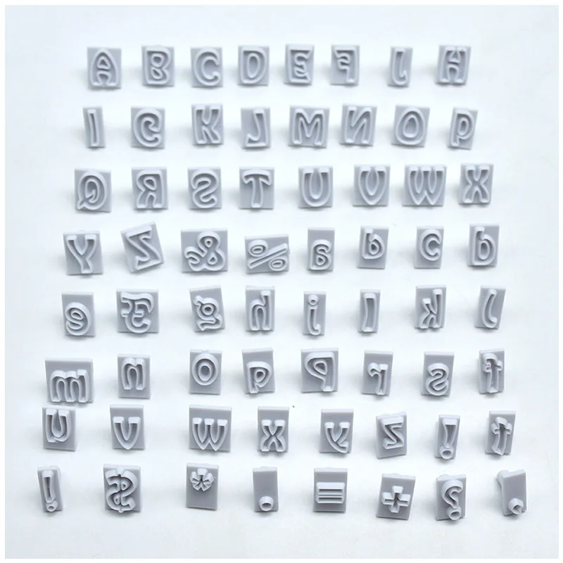 64pcs Alphabet Letter Number Fondant Cutter Baking Mold Characters Fondant Cake Decorating Set Chocolate Cake Decorating Tools
64pcs Alphabet Letter Number Fondant Cutter Baking Mold Characters Fondant Cake Decorating Set Chocolate Cake Decorating Tools